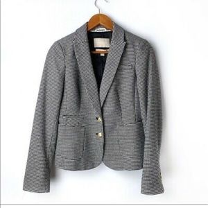 Banana Republic Houndstooth Checkered Blazer